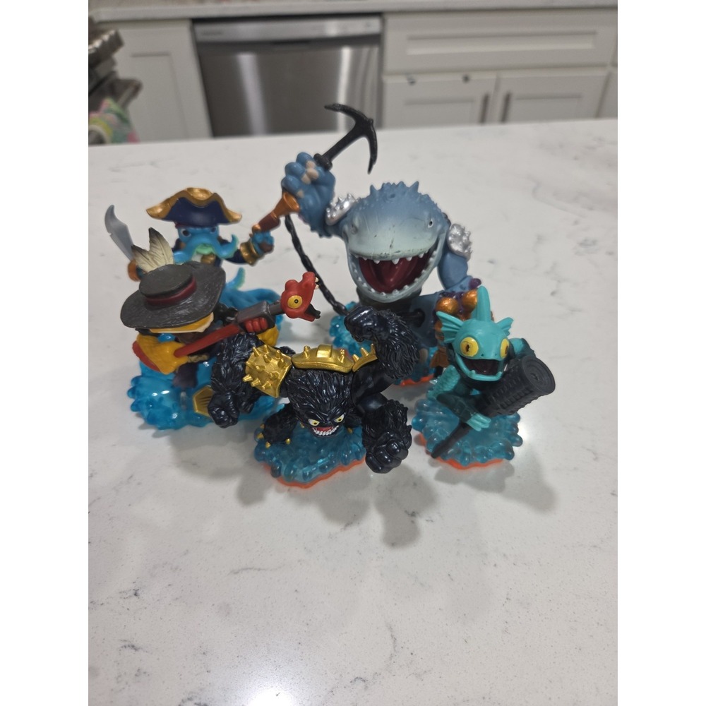 Skylanders Activision Lot Of 6 Water Element Character Figure